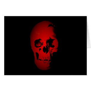 Red Skull Skeleton