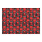 Red Skulls and Sunflower Series Design 5