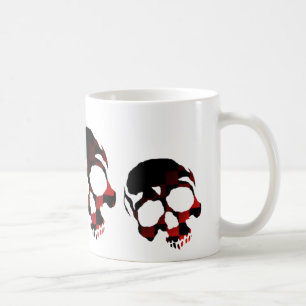 Red Skulls Coffee Mug
