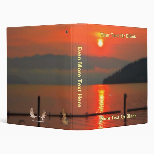 Red Sky At Morning Binder (Background)
