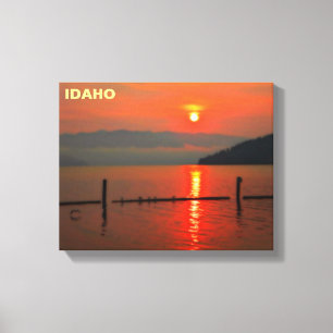 Red Sky At Morning Canvas Print