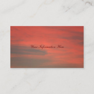 Red Sky Business Cards