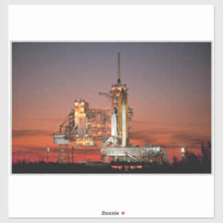 Red Sky for Space Shuttle Atlantis Launch
