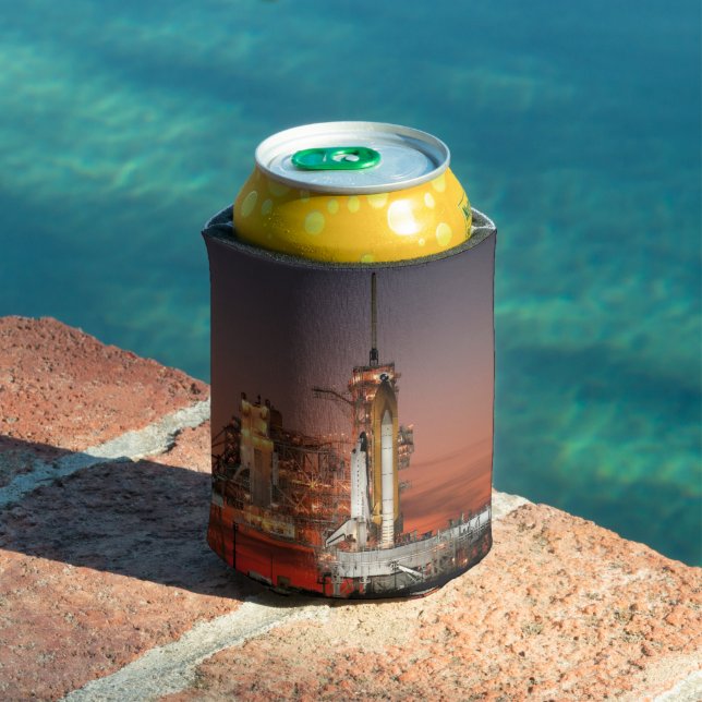 Red Sky for Space Shuttle Atlantis Launch Can Cooler (In Situ Pool)
