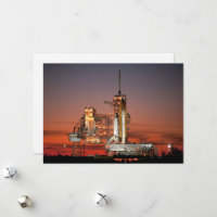 Red Sky for Space Shuttle Atlantis Launch