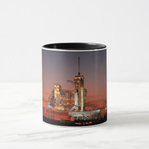 Red Sky for Space Shuttle Atlantis Launch Mug