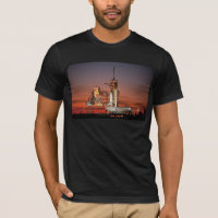 Red Sky for Space Shuttle Atlantis Launch
