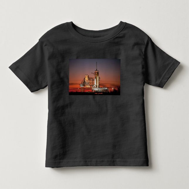 Red Sky for Space Shuttle Atlantis Launch Toddler T-shirt (Front)