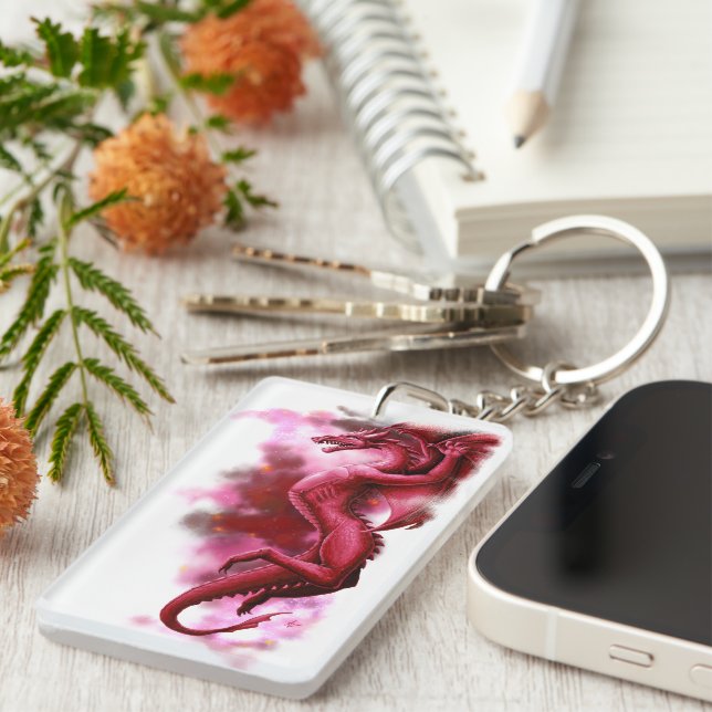 Red Sky in the Morning Keychain (Front Right)