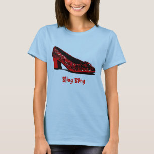 red slippers, Bling Bling T-Shirt