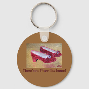 Red Slippers Keychain