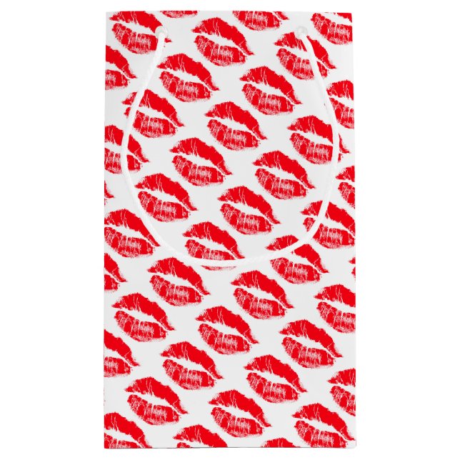 Red Smooches Small Gift Bag (Back)