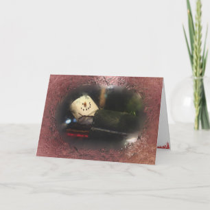 Red S'Mores Sleeping Bag Holiday Card