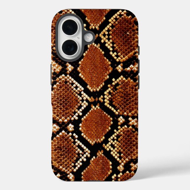 Red Snakeskin iPhone / iPad case (Back)