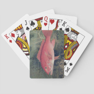 Red Snapper, from 'Game Fishes of the United State Playing Cards