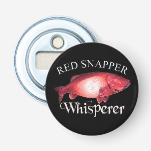Red Snapper Whisperer Dark Bottle Opener