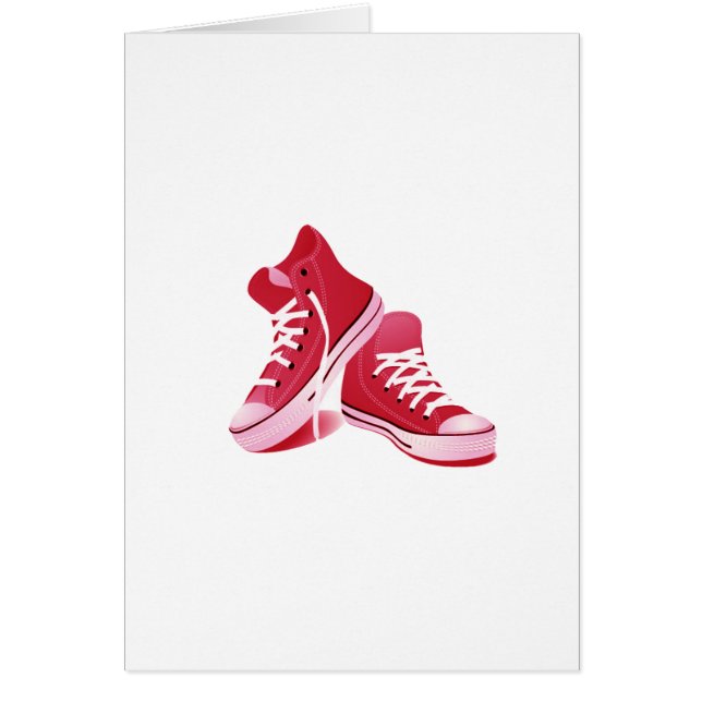 Red Sneakers Card (Front)