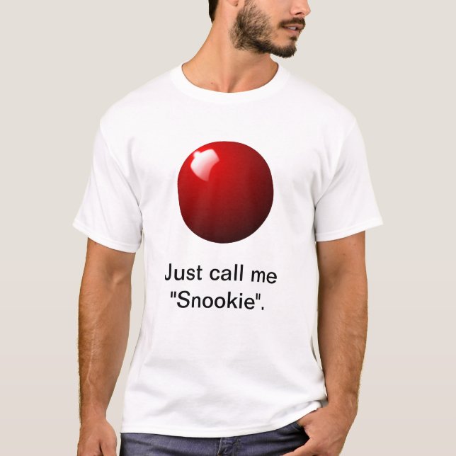 Red Snooker Ball Table Sport T-Shirt (Front)