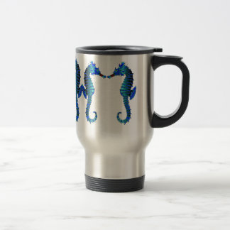 Red Snout Seahorses Traveller Mug