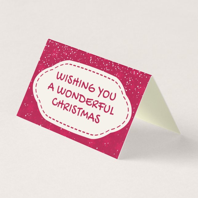 Red Snow Design 25 Pack Cartes de Noël (Front)