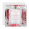Red Snowflake Silver Bow Winter Wonderland Party
