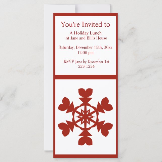 Red Snowflakes (Front)