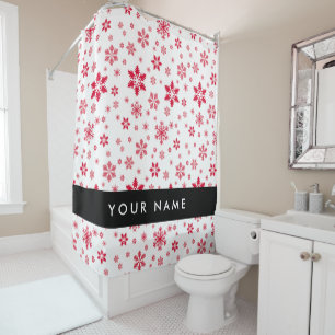 Red Snowflakes, Your name, Personalize