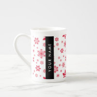 Red Snowflakes, Your name, Personalize