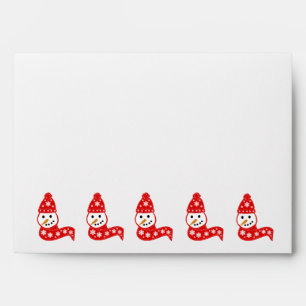 Red Snowman Envelopes