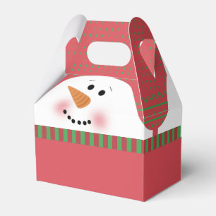 Red Snowman Gable Box
