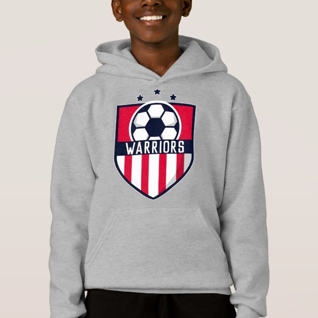 Red Soccer Shield Team, Nom et numéro du joueur (Devant)