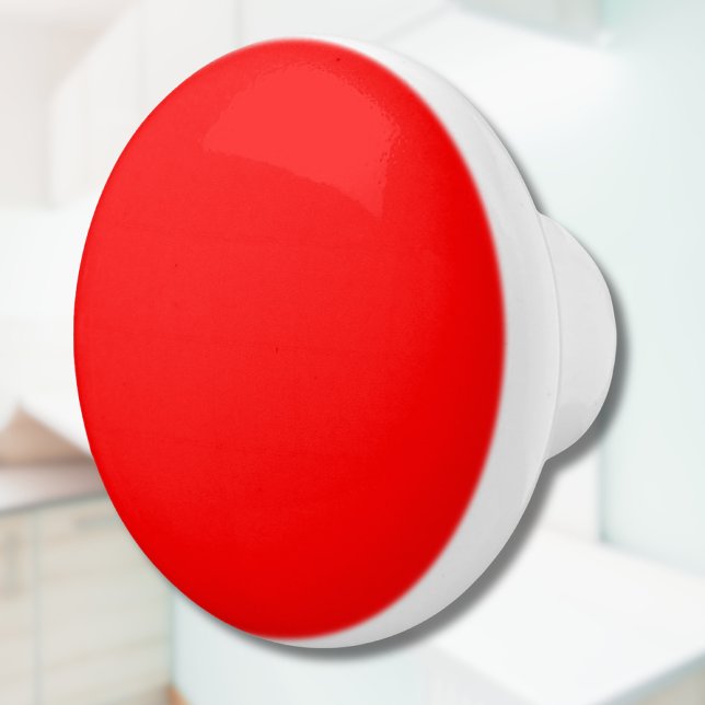 Red Solid Colour | Classic | Elegant | Trendy  Ceramic Knob (Creator Uploaded)