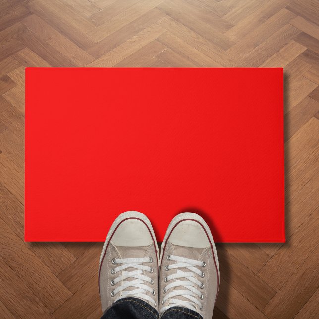 Red Solid Colour | Classic | Elegant | Trendy  Doormat (Creator Uploaded)