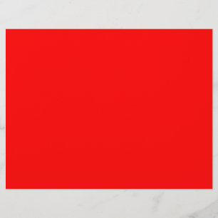 Red Solid Colour Classic Elegant Trendy Flyer
