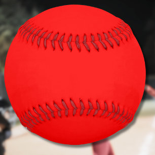 Red Solid Colour   Classic   Elegant   Trendy  Softball