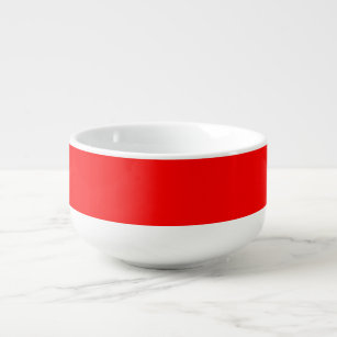 Red Solid Colour   Classic   Elegant   Trendy  Soup Mug