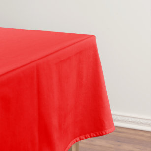 Red Solid Colour   Classic   Elegant   Trendy  Tablecloth