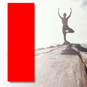 Red Solid Colour Classic Elegant Trendy Yoga Mat