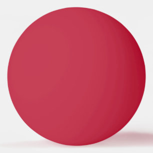 Red Solid Colour Ping Pong Ball