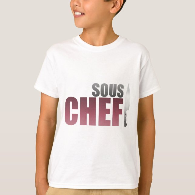 Red Sous Chef T-Shirt (Front)