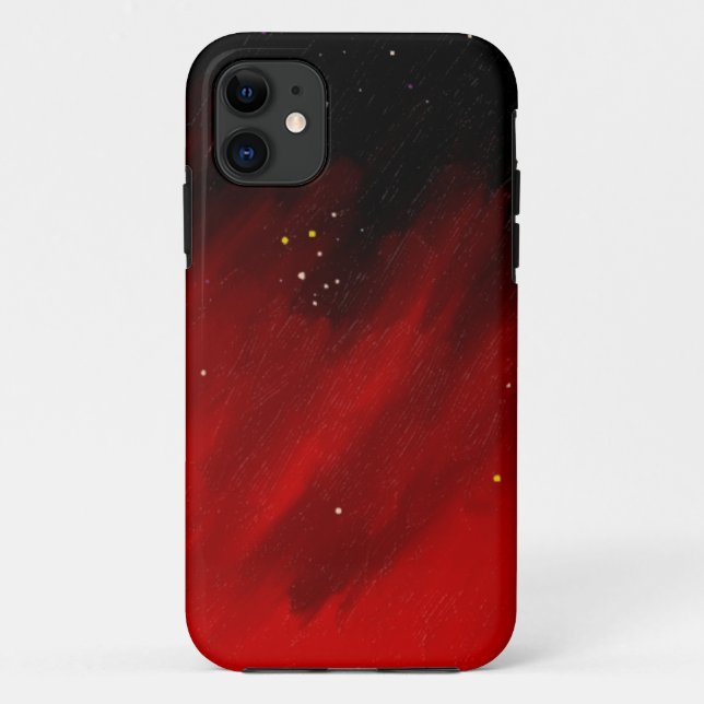 Red space mist. Case-Mate iPhone case (Back)