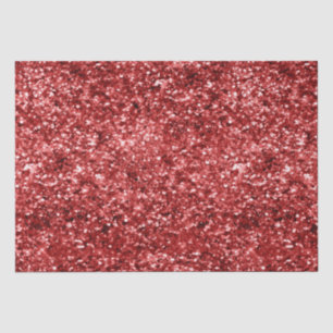 Red Sparkle Glitter Tissue Paper