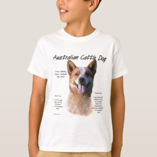 Red Speckle Australian Cattle Dog History T-Shirt