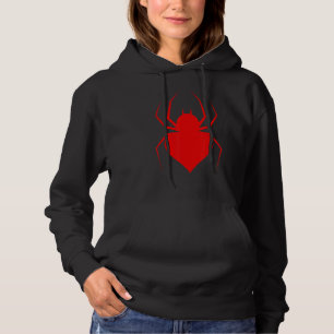 Red Spider Cobweb Spiders Web Arachnophile Insect Hoodie