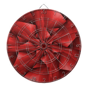 Red Spiral Arms Dartboard