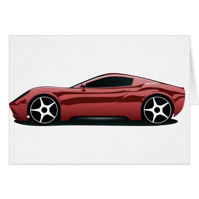 Red sport car png (Front Horizontal)