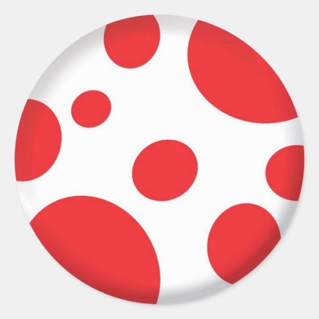 Red Spots Sticker (Front)