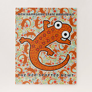Red Spotted Newt - New Hampshire State Amphibian Jigsaw Puzzle