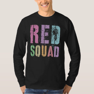 Red Squad Vintage War Game Winners Wear Team Colou T-Shirt