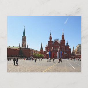 Red Square in Moscow Postcard